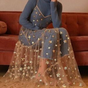 Sheer Star Dress ⭐️ Perfect for Festivals or Parties
